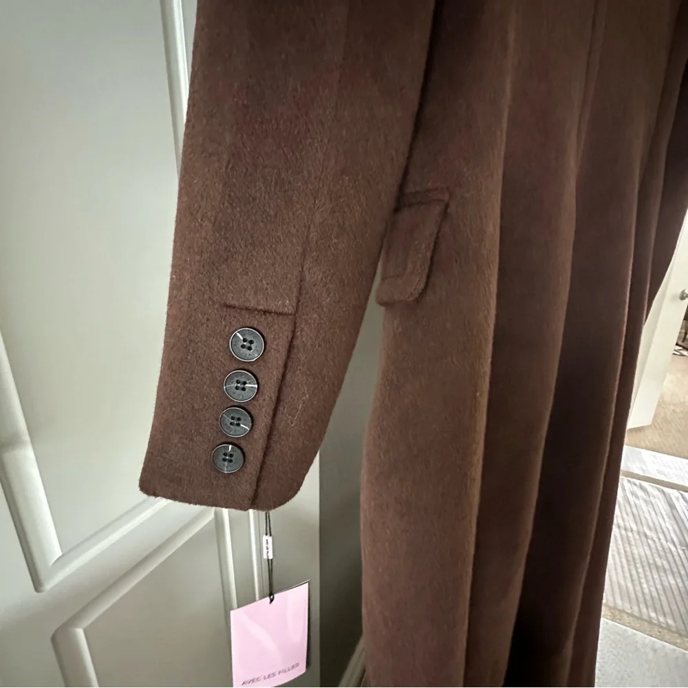 Avec Les Filles Chocolate Brown Coat - Picture 5 of 8
